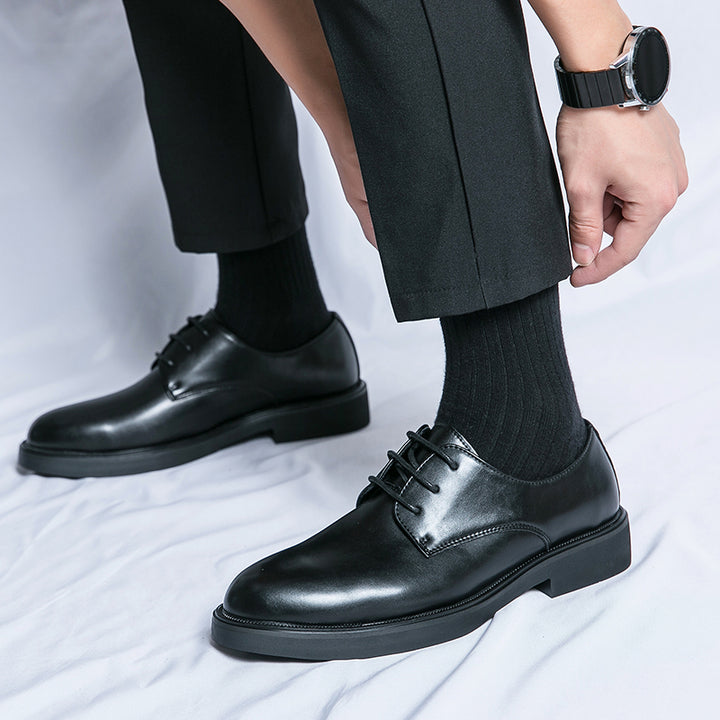 Ravello Genuine Leather Derby Dress Shoes