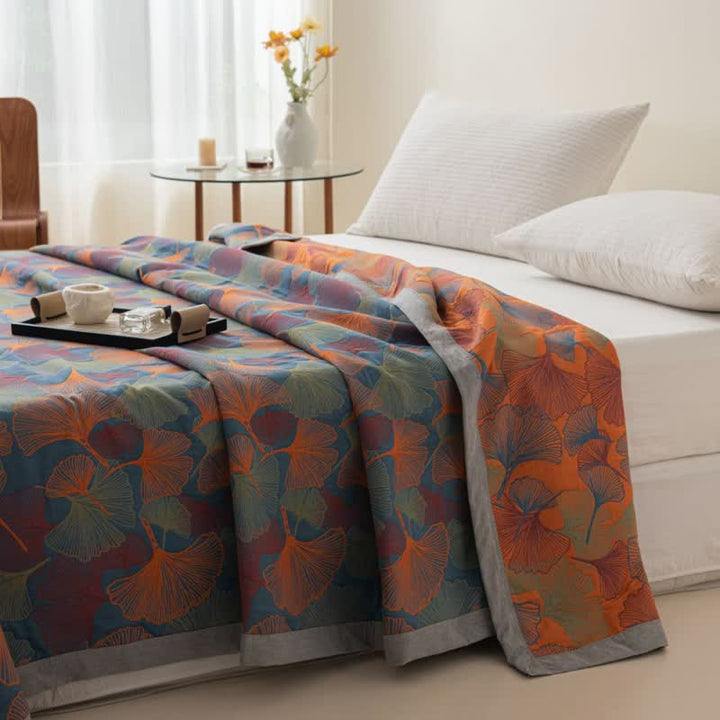 Three-Layer Cotton Gauze Bed Quilt