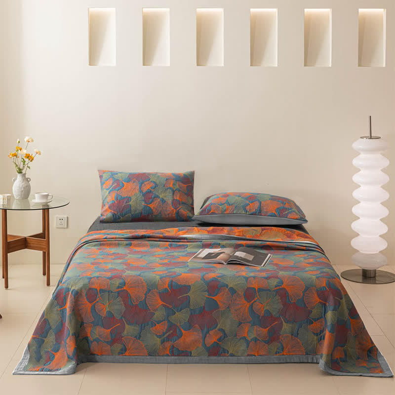 Three-Layer Cotton Gauze Bed Quilt