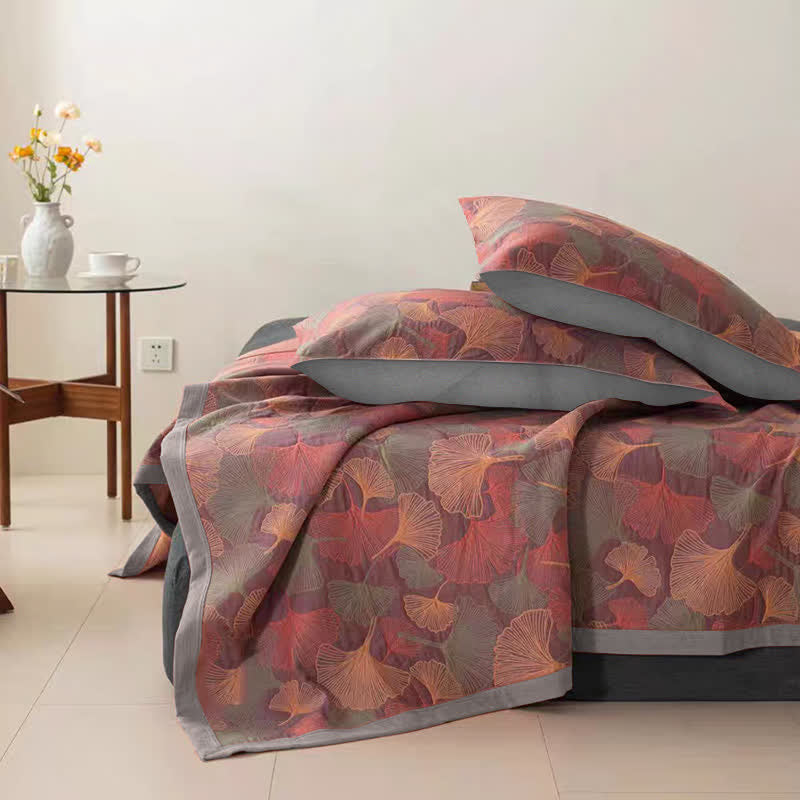 Three-Layer Cotton Gauze Bed Quilt