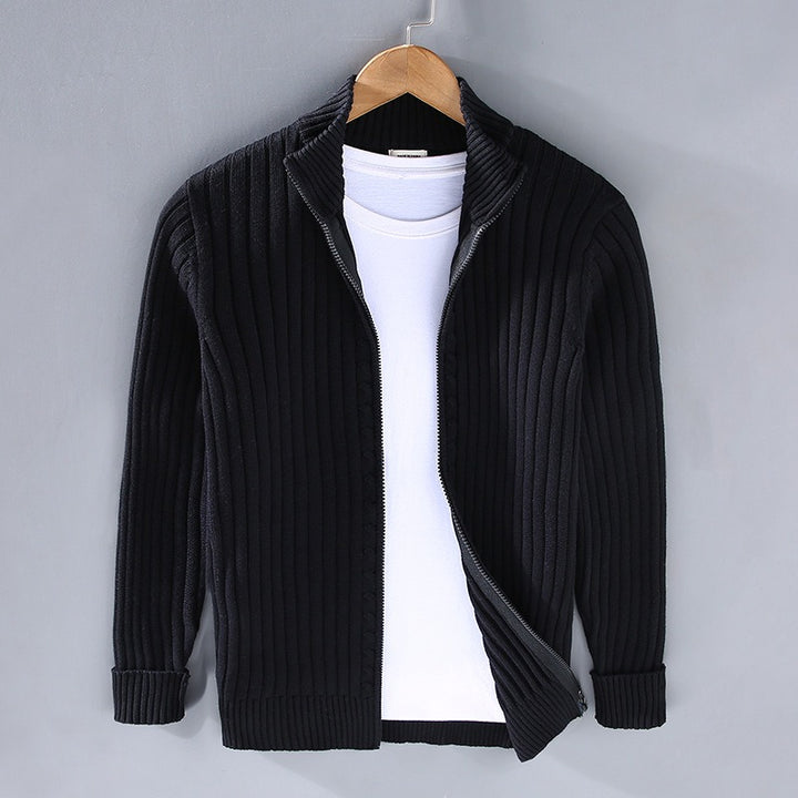 Lorenzo - Hand-knit Cotton Cardigan - Edward Fraiser