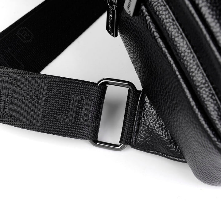 Men’s Leather Chest Crossbody Bag