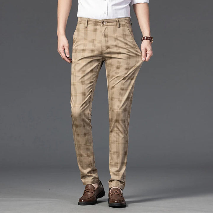 Marston Tailored Plaid Pants