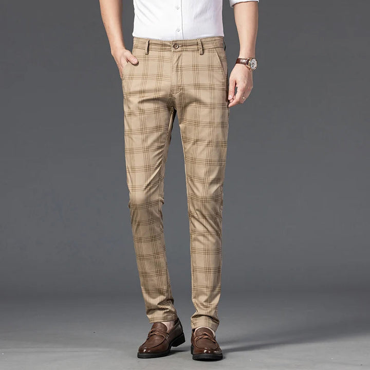 Marston Tailored Plaid Pants