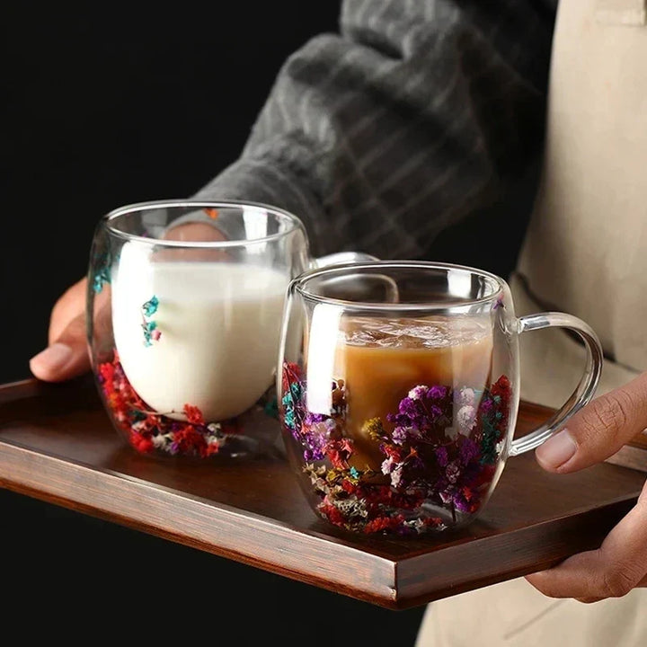 Hanok Petal Craft Mugs