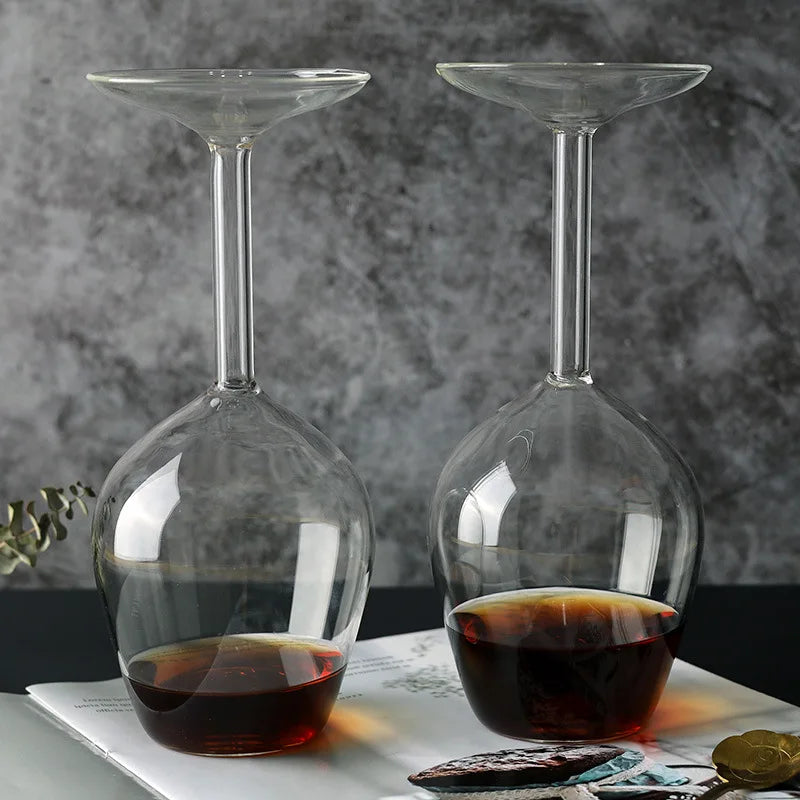 Upside-down Decanter Glass