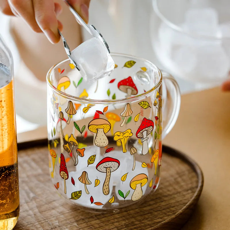 Spring Orchard Glass Mugs