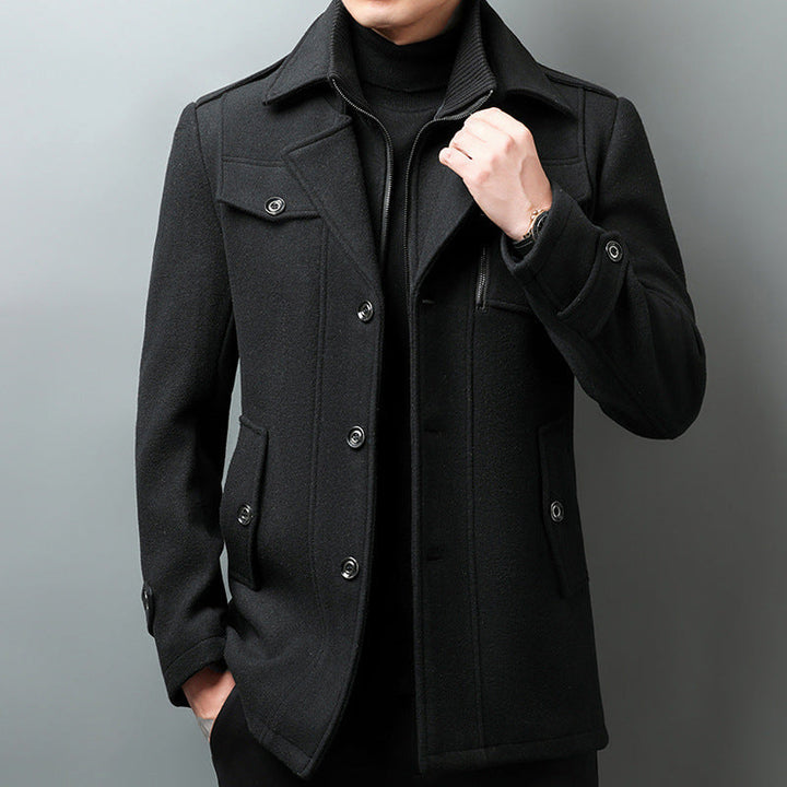 Valen Wool-Blend Utility Jacket
