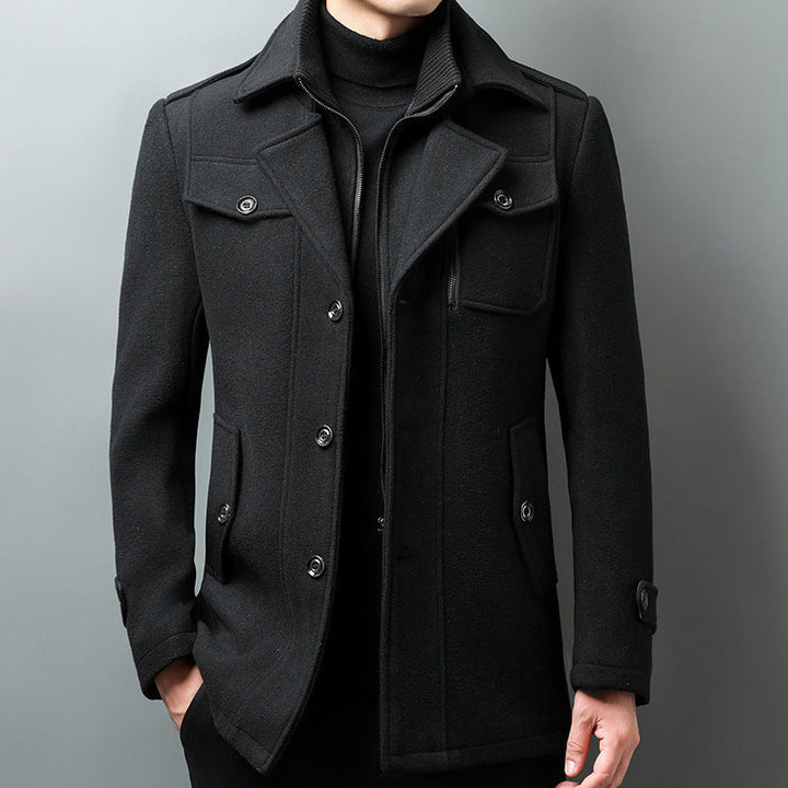 Valen Wool-Blend Utility Jacket