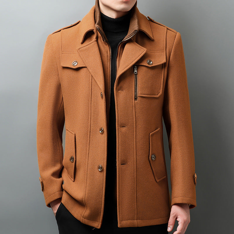 Valen Wool-Blend Utility Jacket