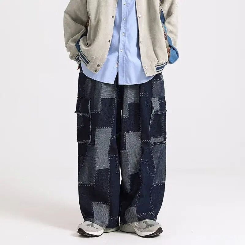 Madeira Patchwork Denim Jeans