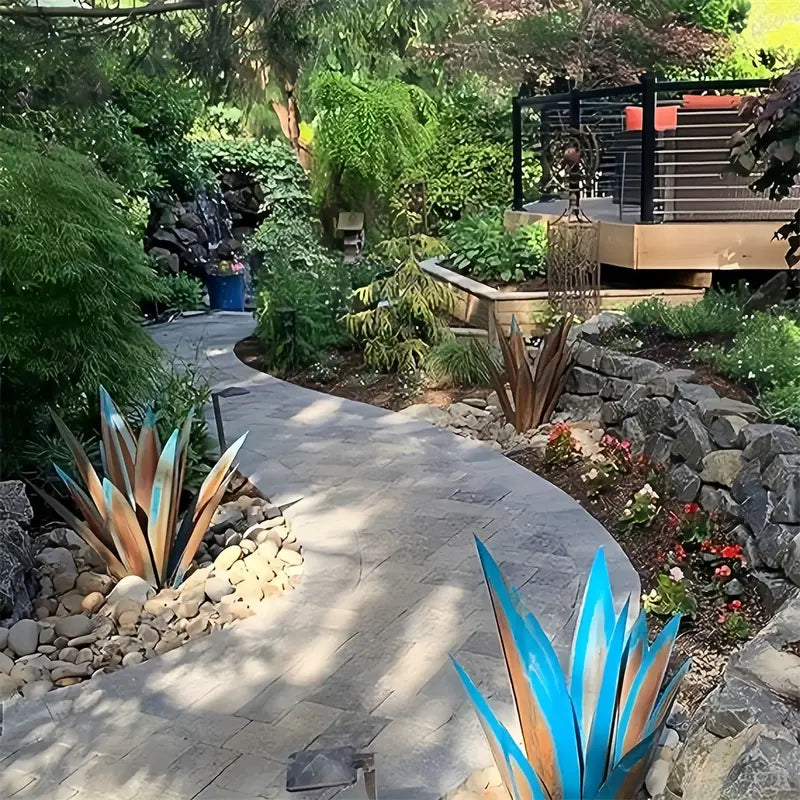 Windswept Agave Metal Art