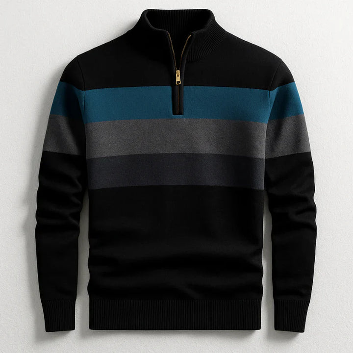 Verona Stripe Quarter Zip