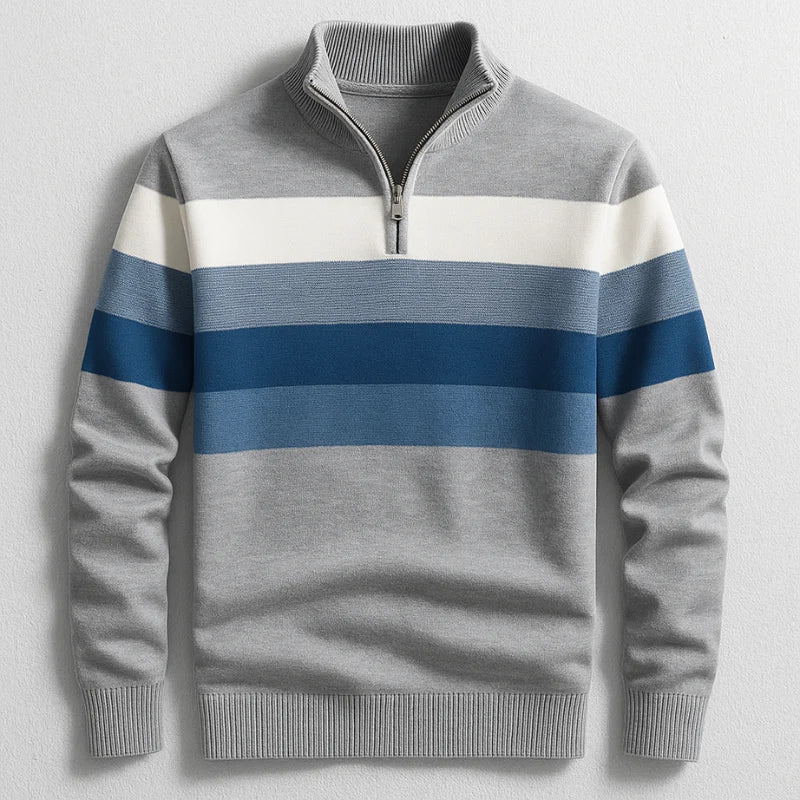 Verona Stripe Quarter Zip