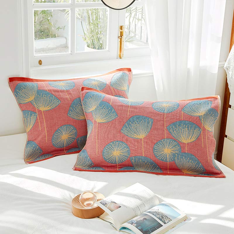 Cotton Gauze Pillow Cover Towels (2-Pack)