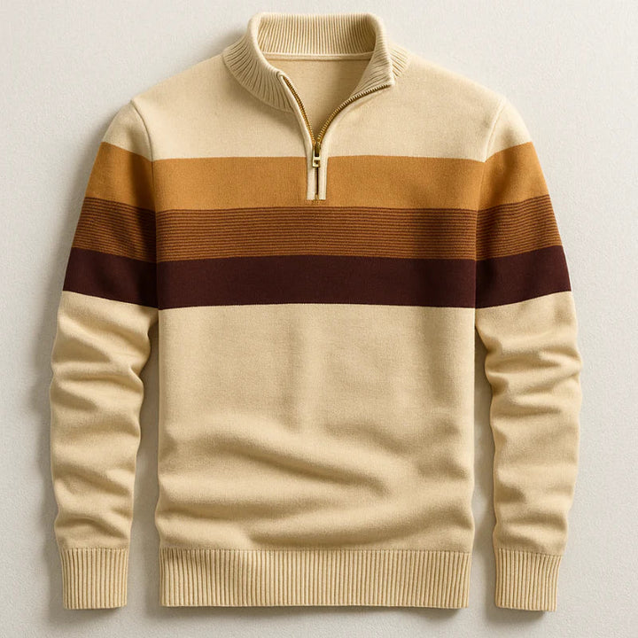 Verona Stripe Quarter Zip