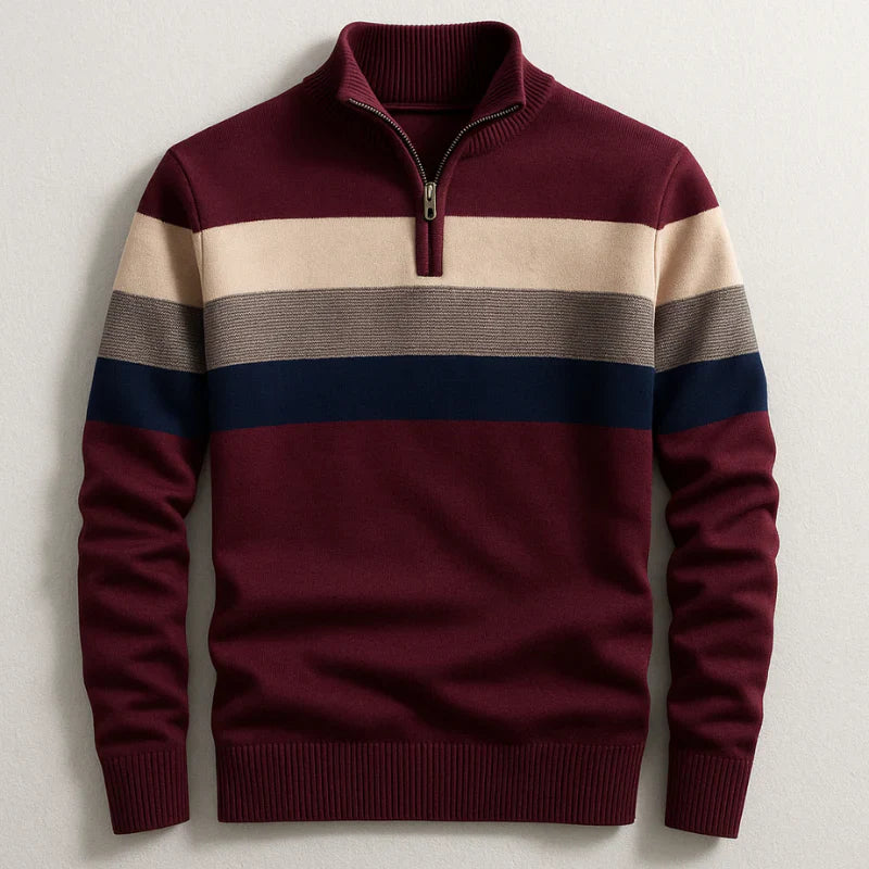 Verona Stripe Quarter Zip