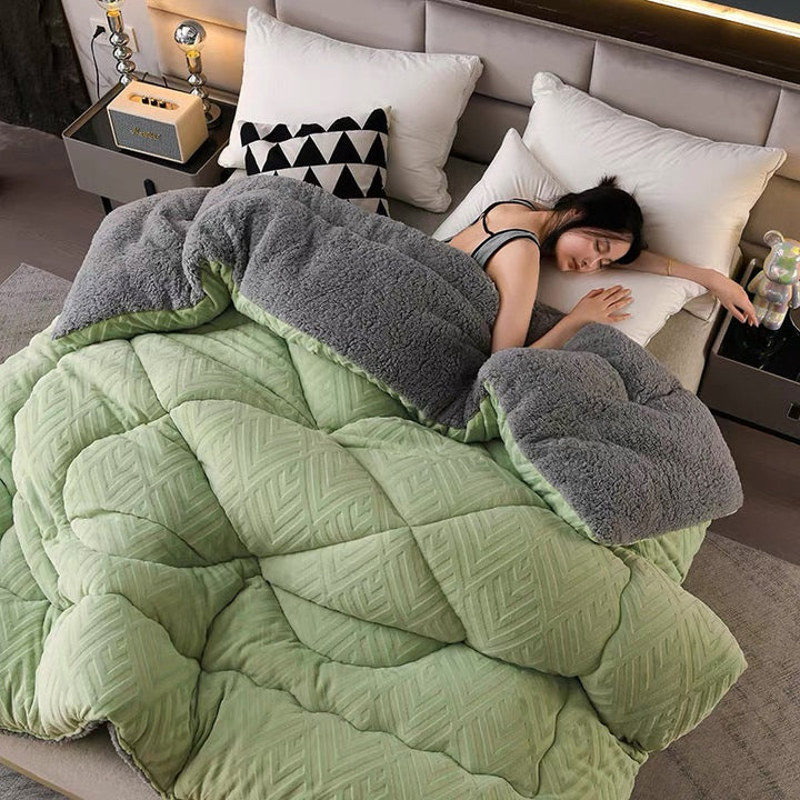 Cloudrest Quilted Sherpa Blanket