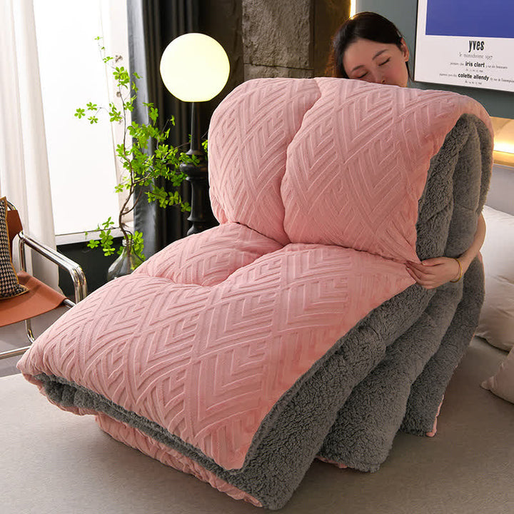 Cloudrest Quilted Sherpa Blanket