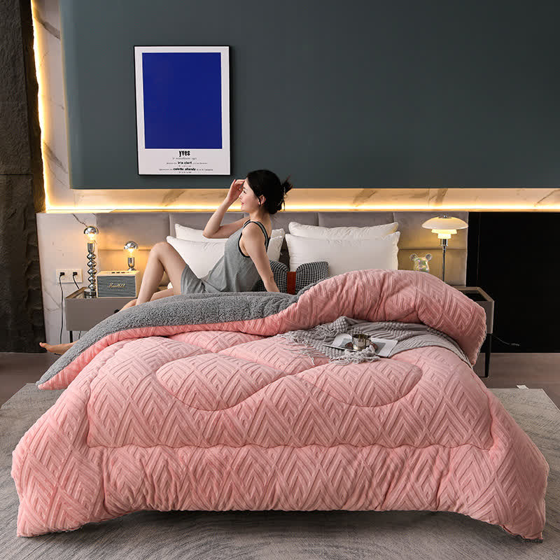 Cloudrest Quilted Sherpa Blanket
