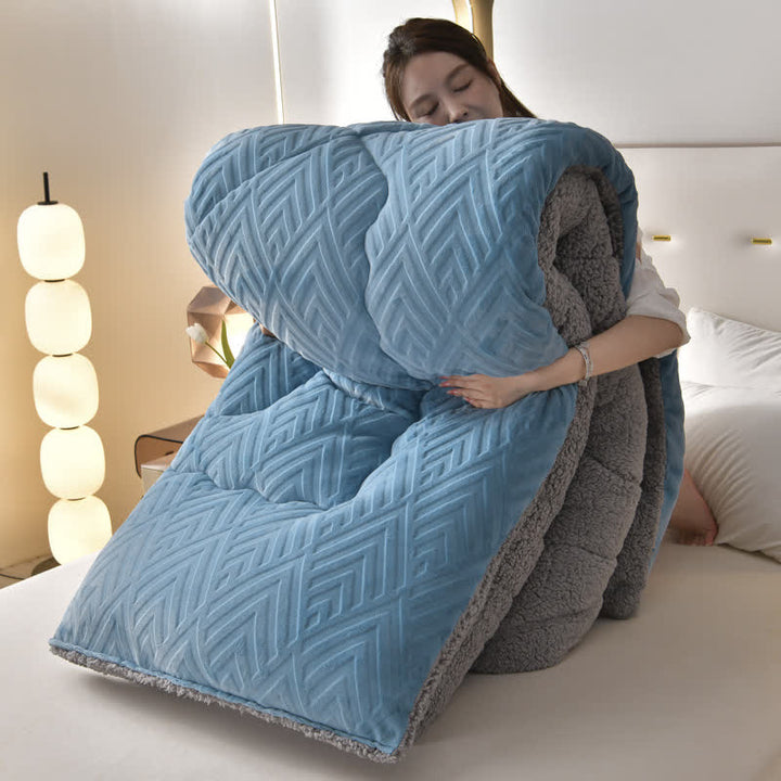 Cloudrest Quilted Sherpa Blanket