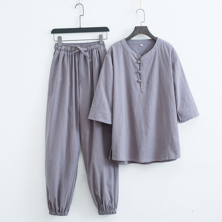 Zaranta Linen Two Piece Set