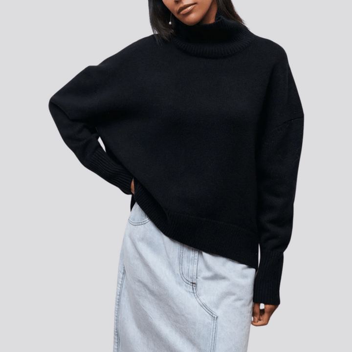 Marseille Cotton Turtleneck Sweater