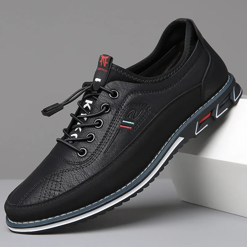 Oxford Comfort Orthopedic Leather Shoes for Men