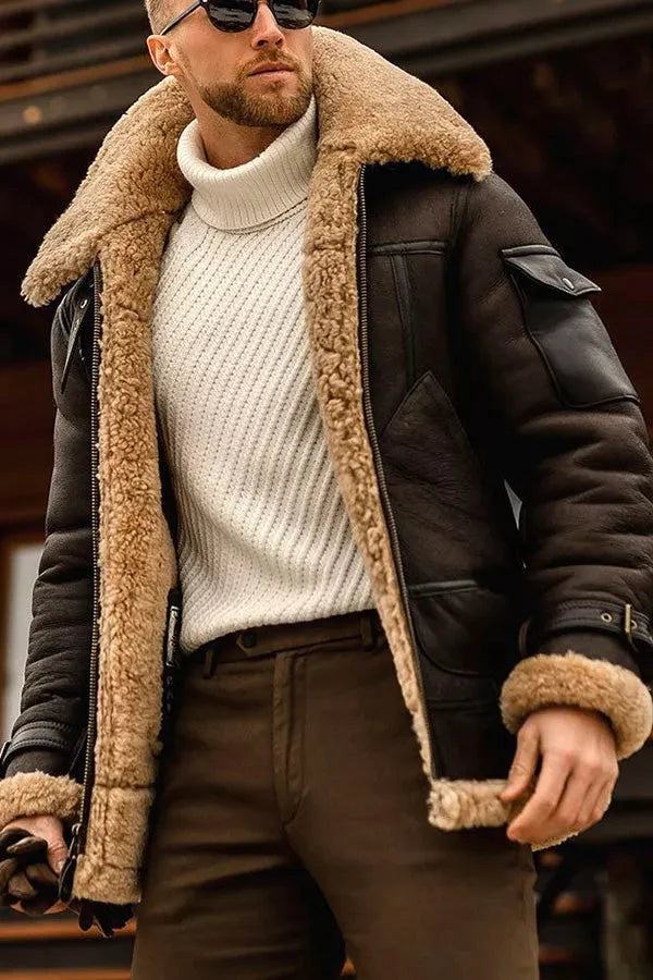 Amalfi Thick Faux Leather Jacket