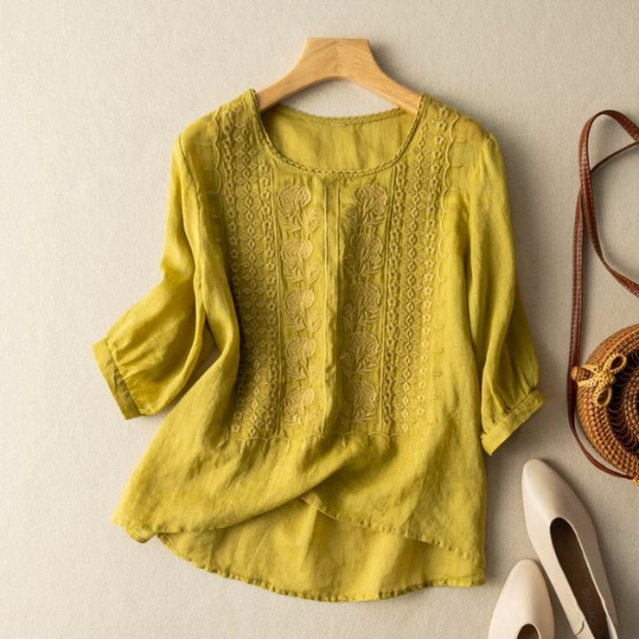 Celestine Viscose Draped Blouse