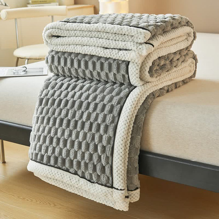 Alva Reversible Thick Coral Fleece Blanket
