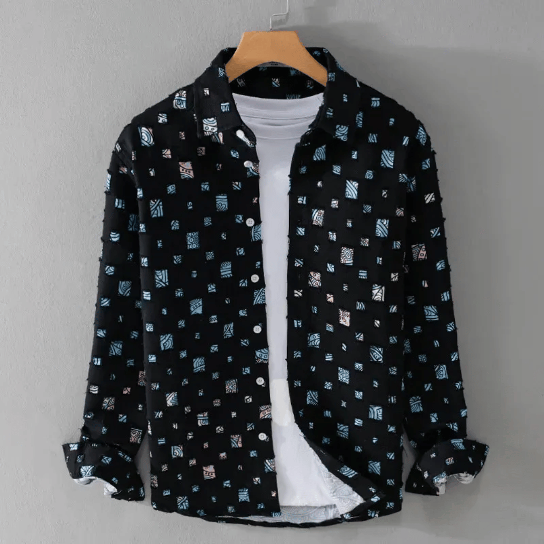 Lorenzo Denim Frayed Shirt