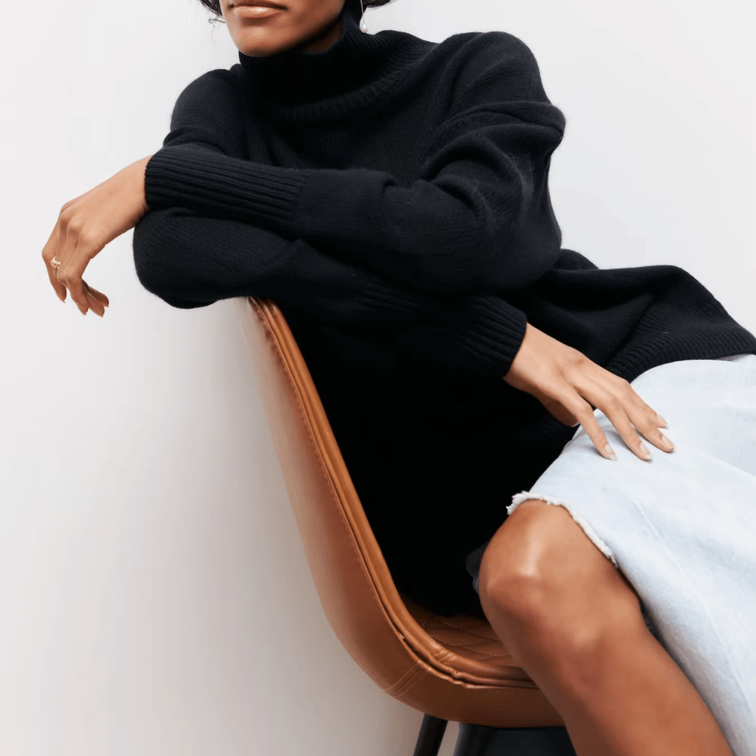 Marseille Cotton Turtleneck Sweater