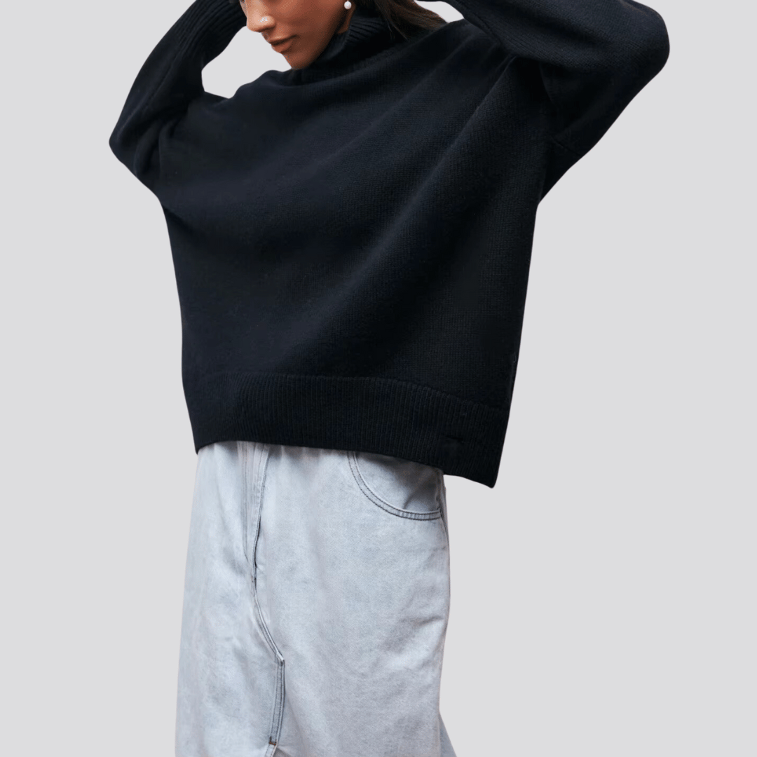 Marseille Cotton Turtleneck Sweater