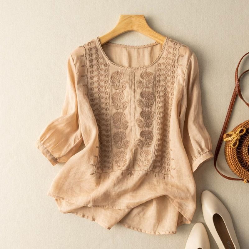 Celestine Viscose Draped Blouse