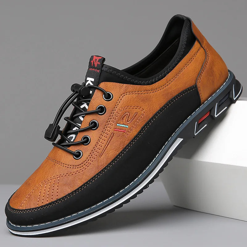 Oxford Comfort Orthopedic Leather Shoes for Men
