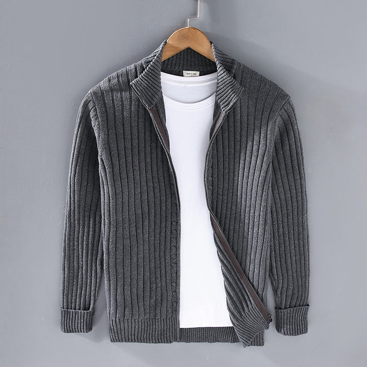 Lorenzo - Hand-knit Cotton Cardigan