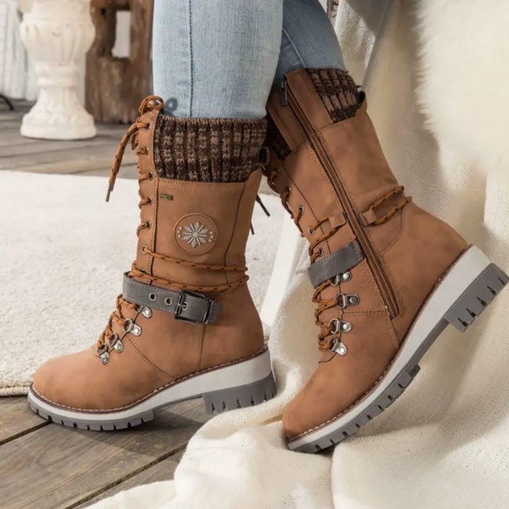 Aurora Winter Lace-Up Boots