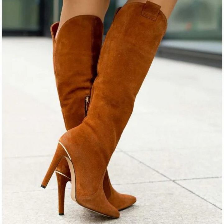 Firenze Suede Knee-High Boots