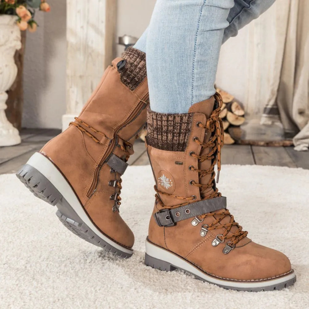 Aurora Winter Lace-Up Boots