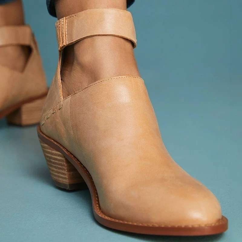 Beige Orthopedic Ankle Shoes for Women