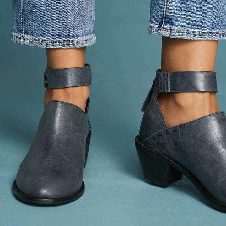 Beige Orthopedic Ankle Shoes for Women