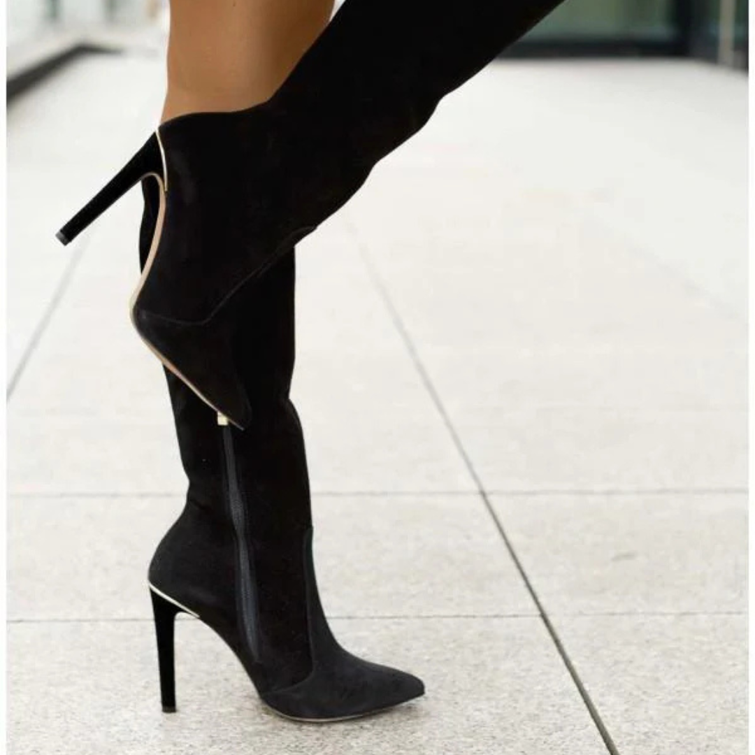 Firenze Suede Knee-High Boots