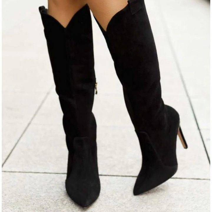 Firenze Suede Knee-High Boots