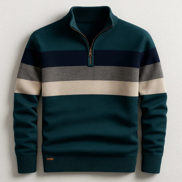 Verona Stripe Quarter Zip
