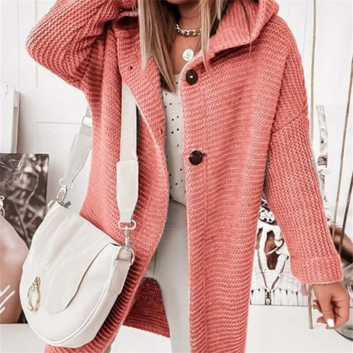 Women’s Luxury Hooded Sweater Cardigan