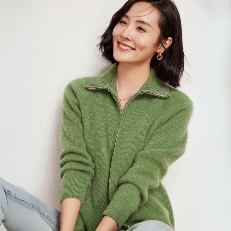 Evora Luxe Wool Zip-Up