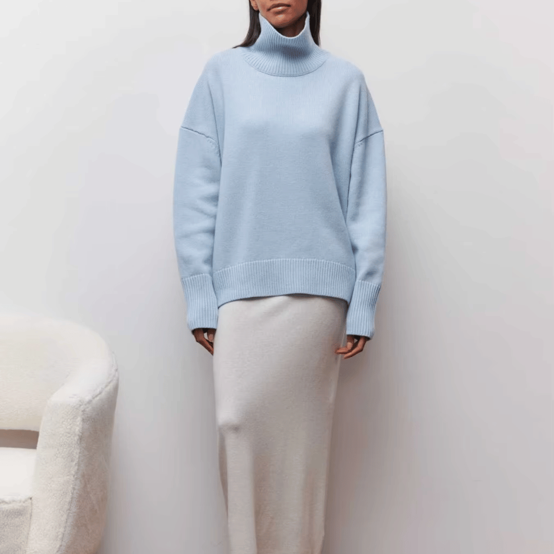 Marseille Cotton Turtleneck Sweater