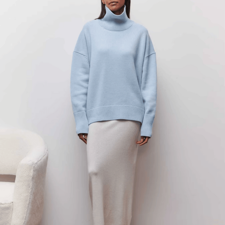 Marseille Cotton Turtleneck Sweater