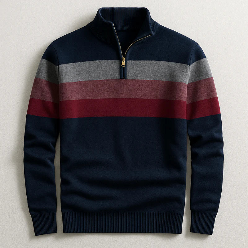 Verona Stripe Quarter Zip